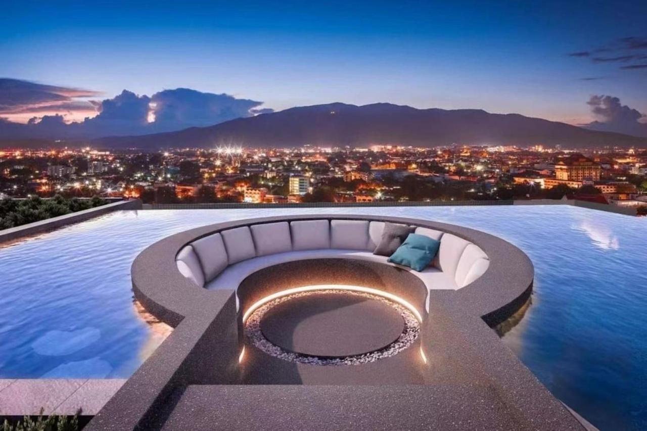 Luxury New Perfect Pool Gym Condo1 Br Chiang Mai Esterno foto