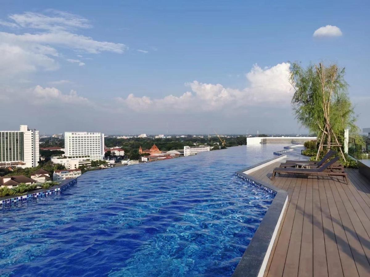Luxury New Perfect Pool Gym Condo1 Br Chiang Mai Esterno foto